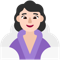 Woman in Steamy Room- Light Skin Tone emoji on Microsoft